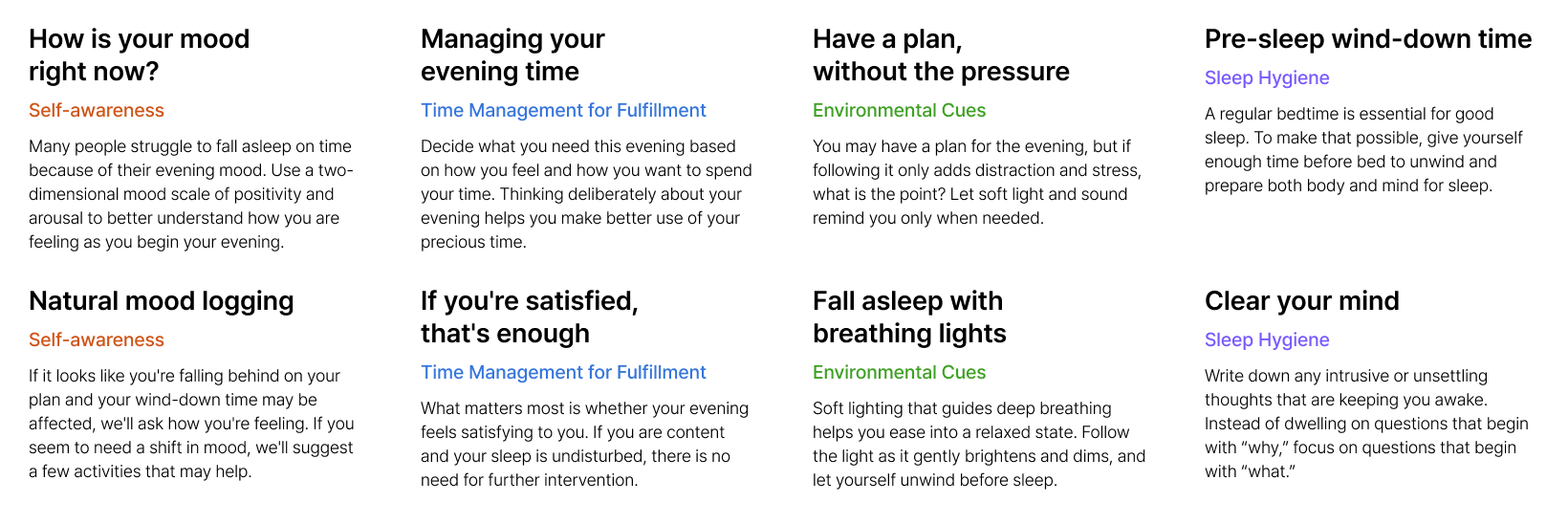 Concept card explaining EVNIIN.